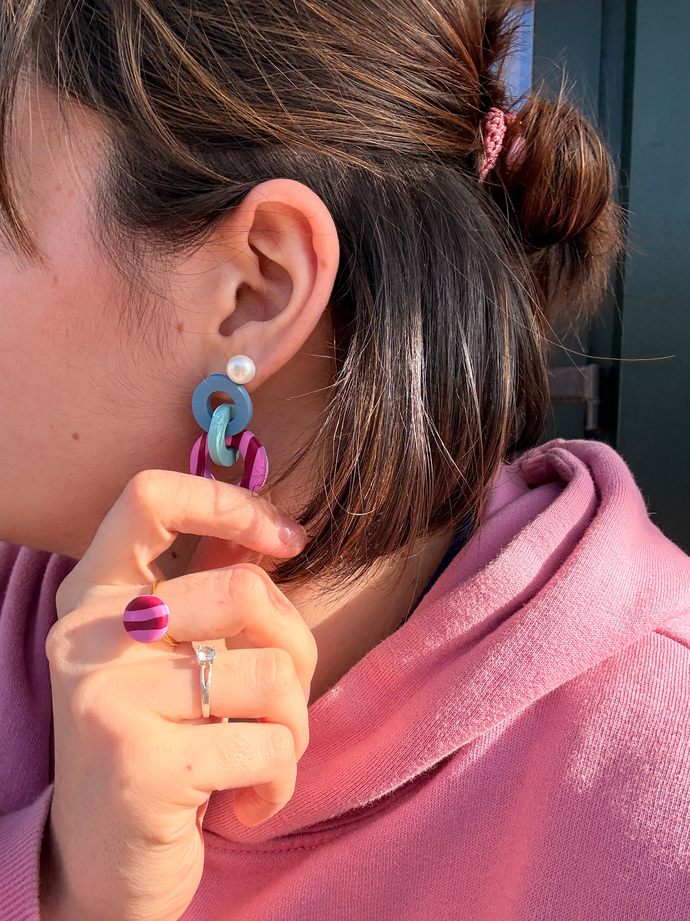 Loop azul y rosa
