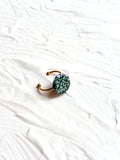 Anillo lila y verde