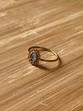Anillo piedra azul